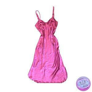 Pink Satin Slip